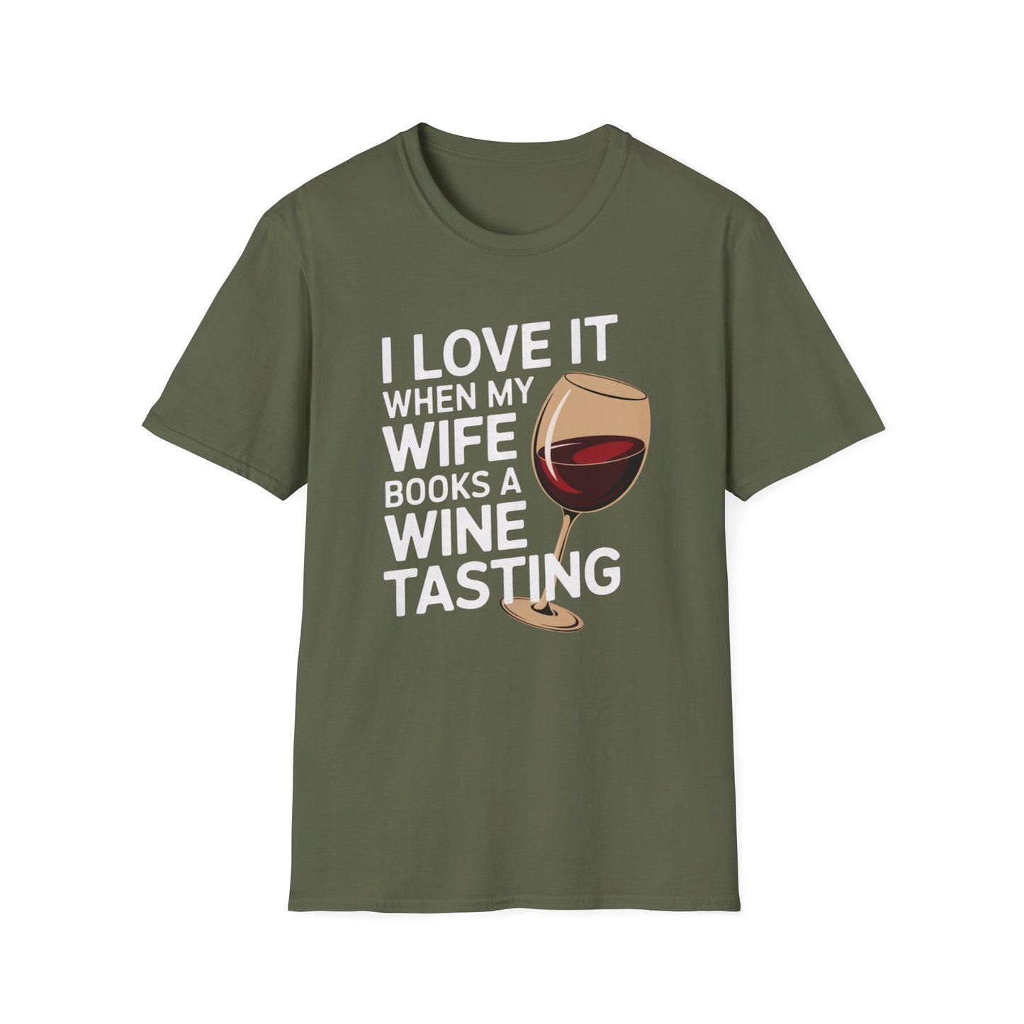 Wine-Obsessed Husband T-Shirt