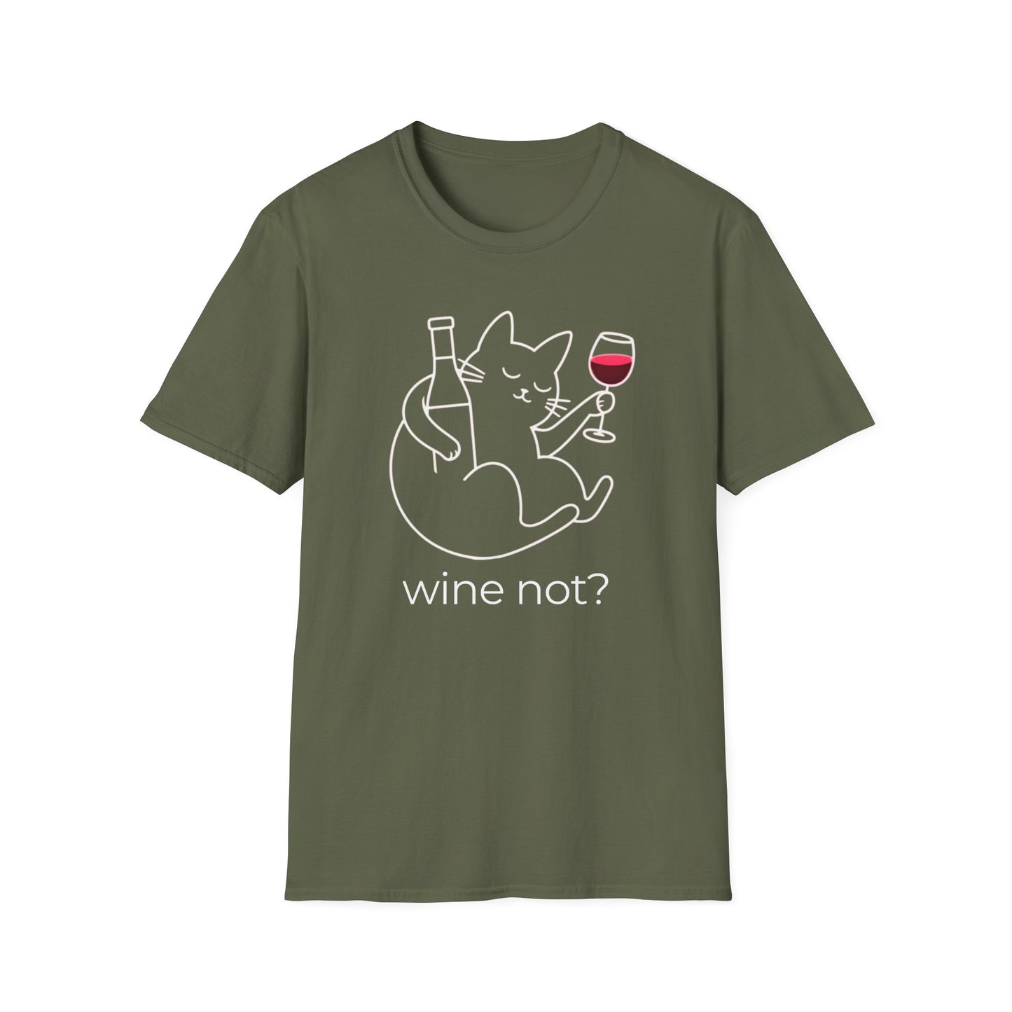 Wine Not? Cat T-Shirt