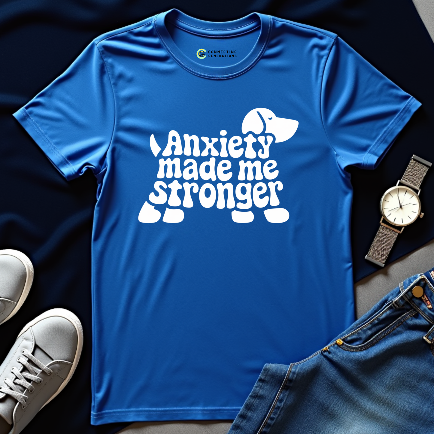 Anxiety Warrior Dog T-Shirt