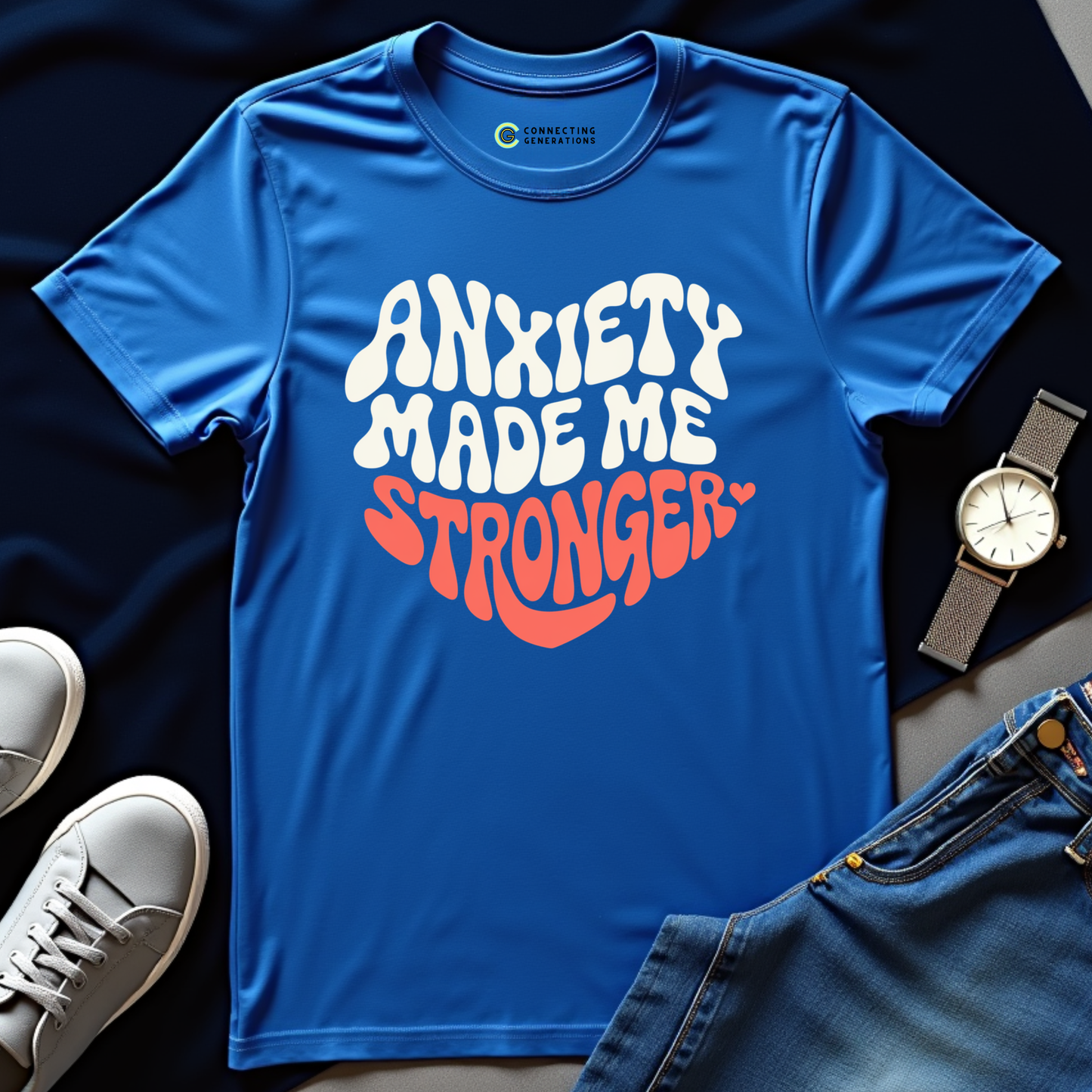 Anxiety Strength Heart T-Shirt