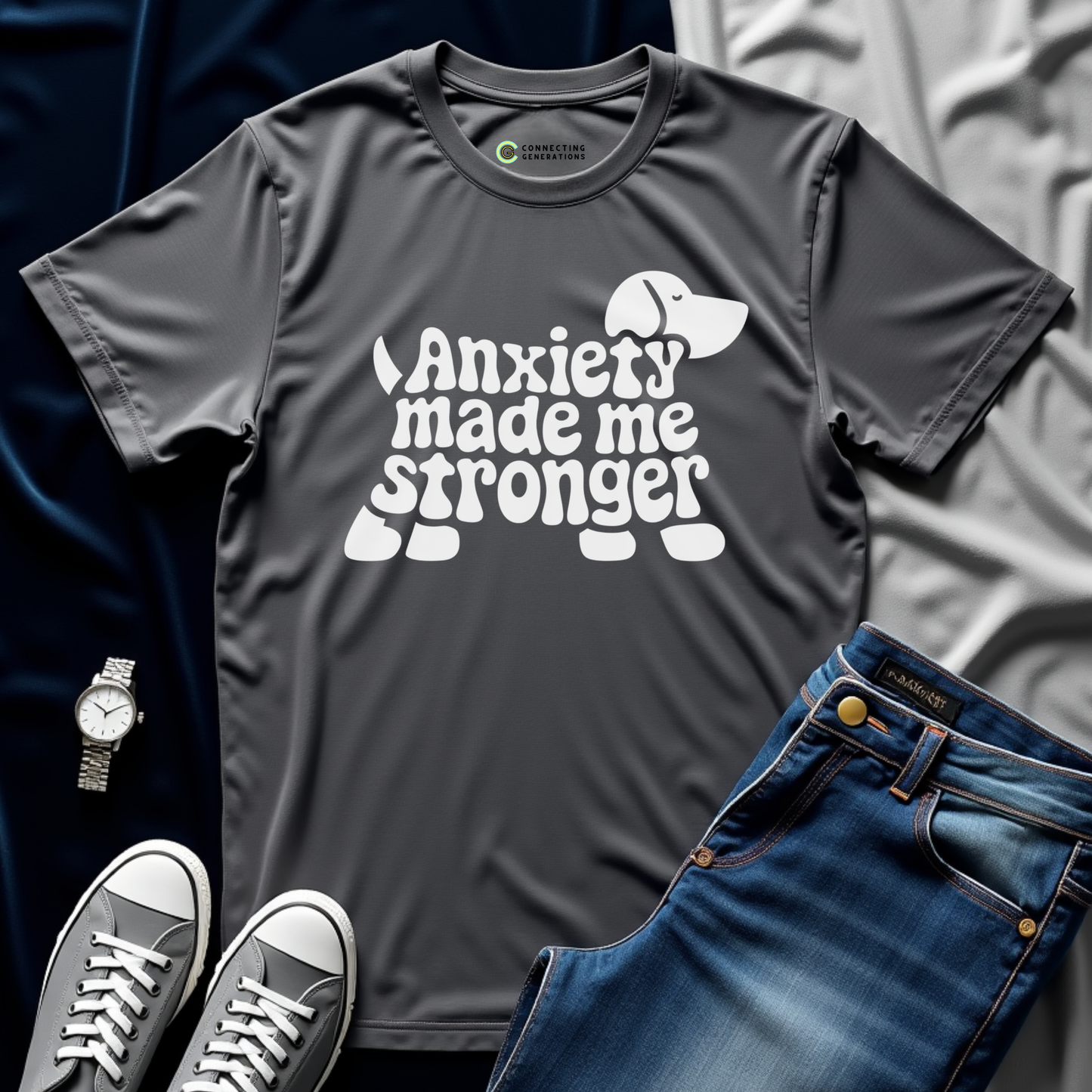 Anxiety Warrior Dog T-Shirt