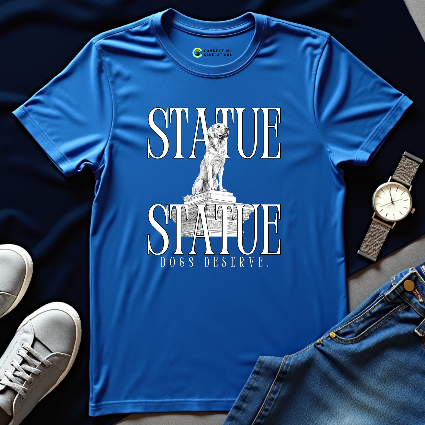 Dog Statue Advocate T-Shirt