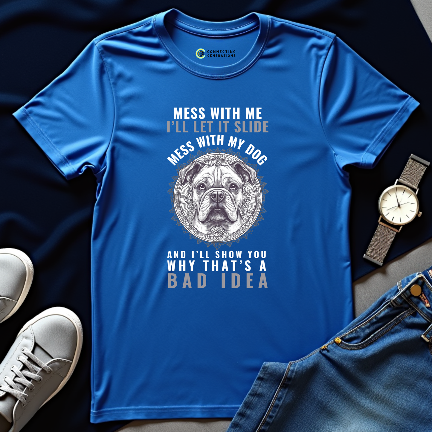 Protective Bulldog T-Shirt