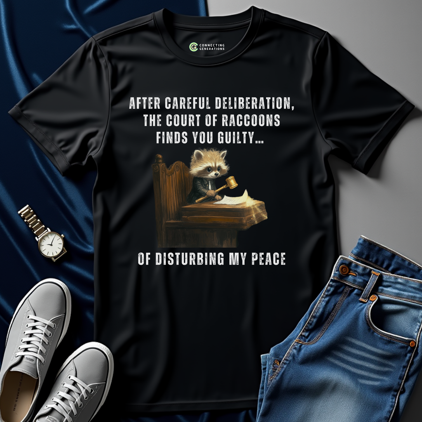 Raccoon Court Guilty Verdict T-Shirt