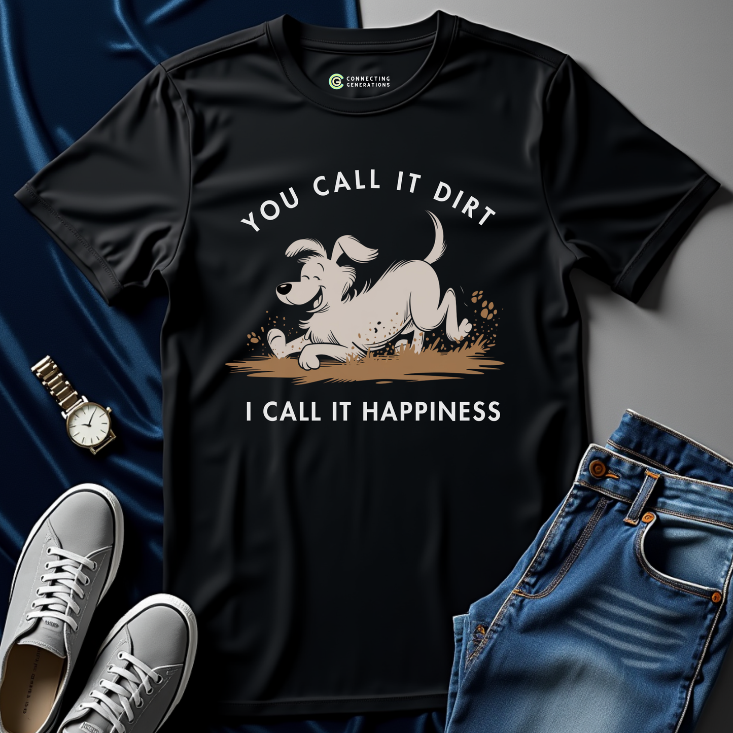 Dirt-Loving Dog T-Shirt