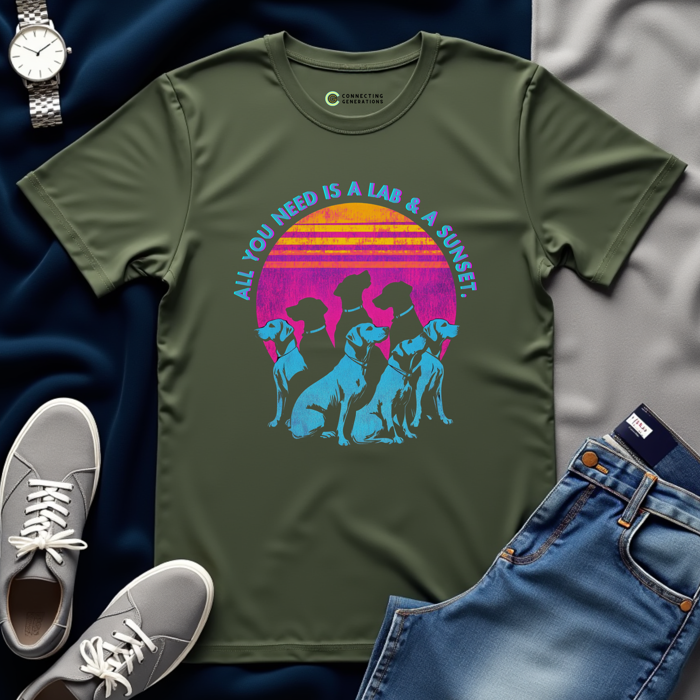 Lab & Sunset T-Shirt