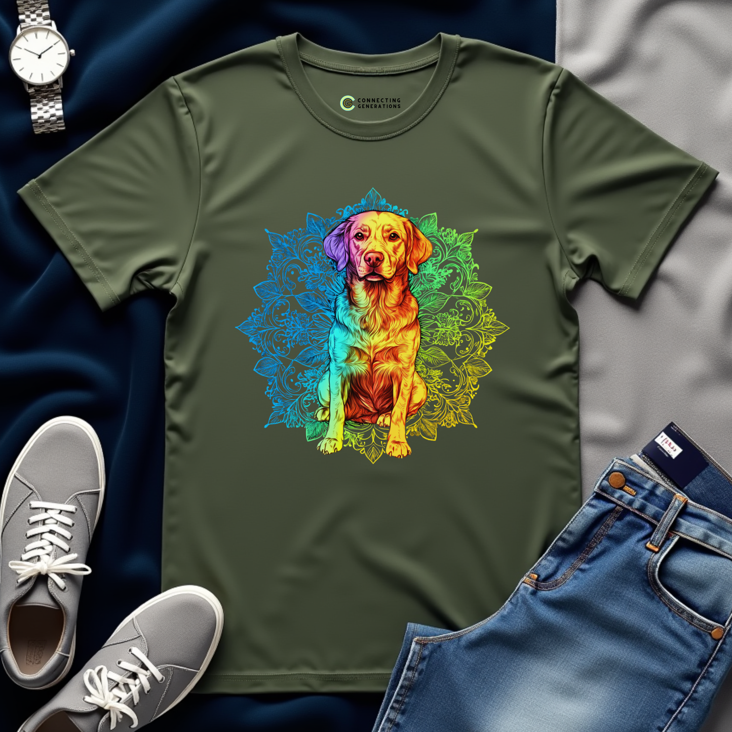 Psychedelic Pup T-Shirt