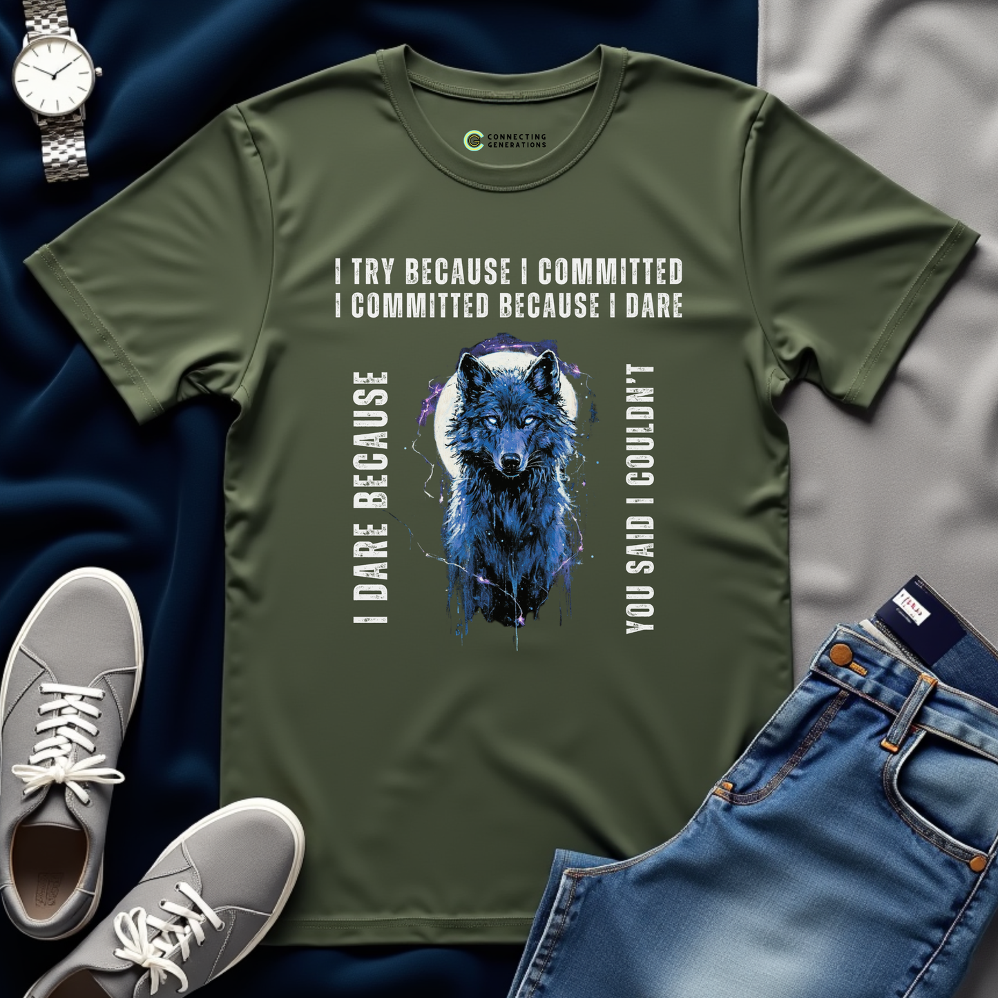 Daring Wolf's Resolve T-Shirt