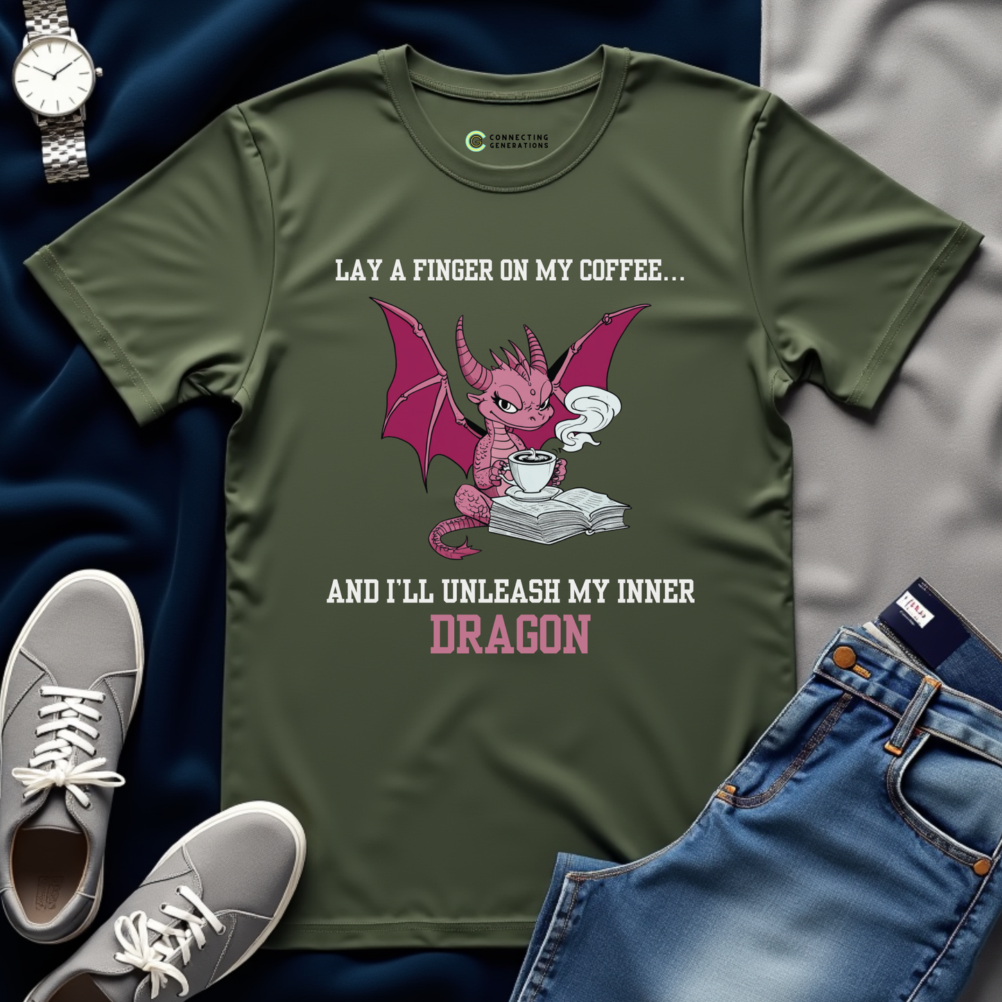 Coffee & Dragon Rage T-Shirt