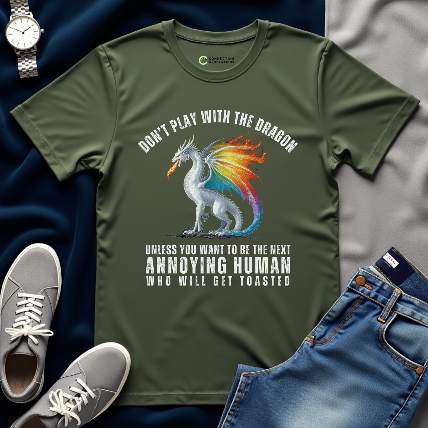 Dragon's Toasted Warning T-Shirt