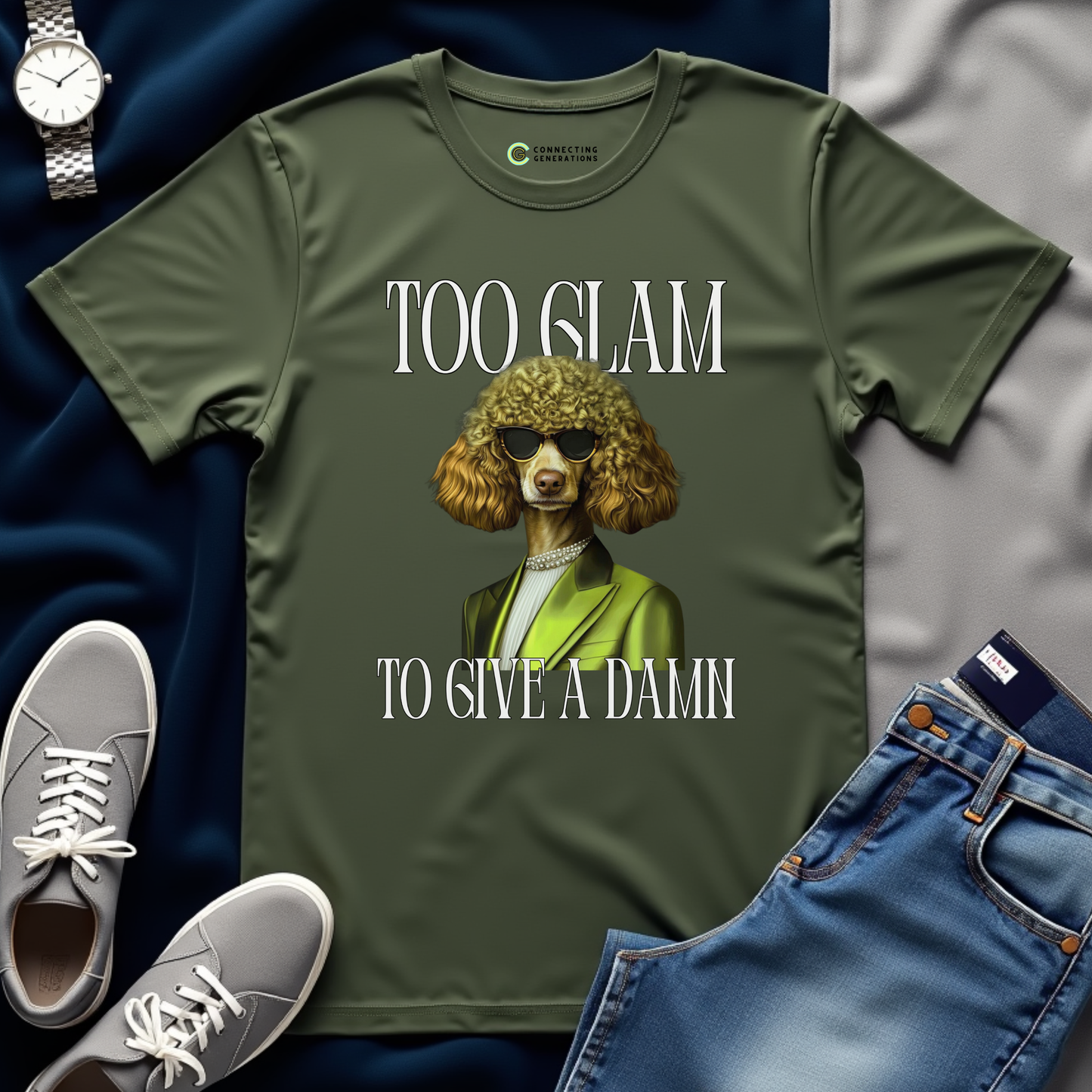 Glamorous Poodle T-Shirt