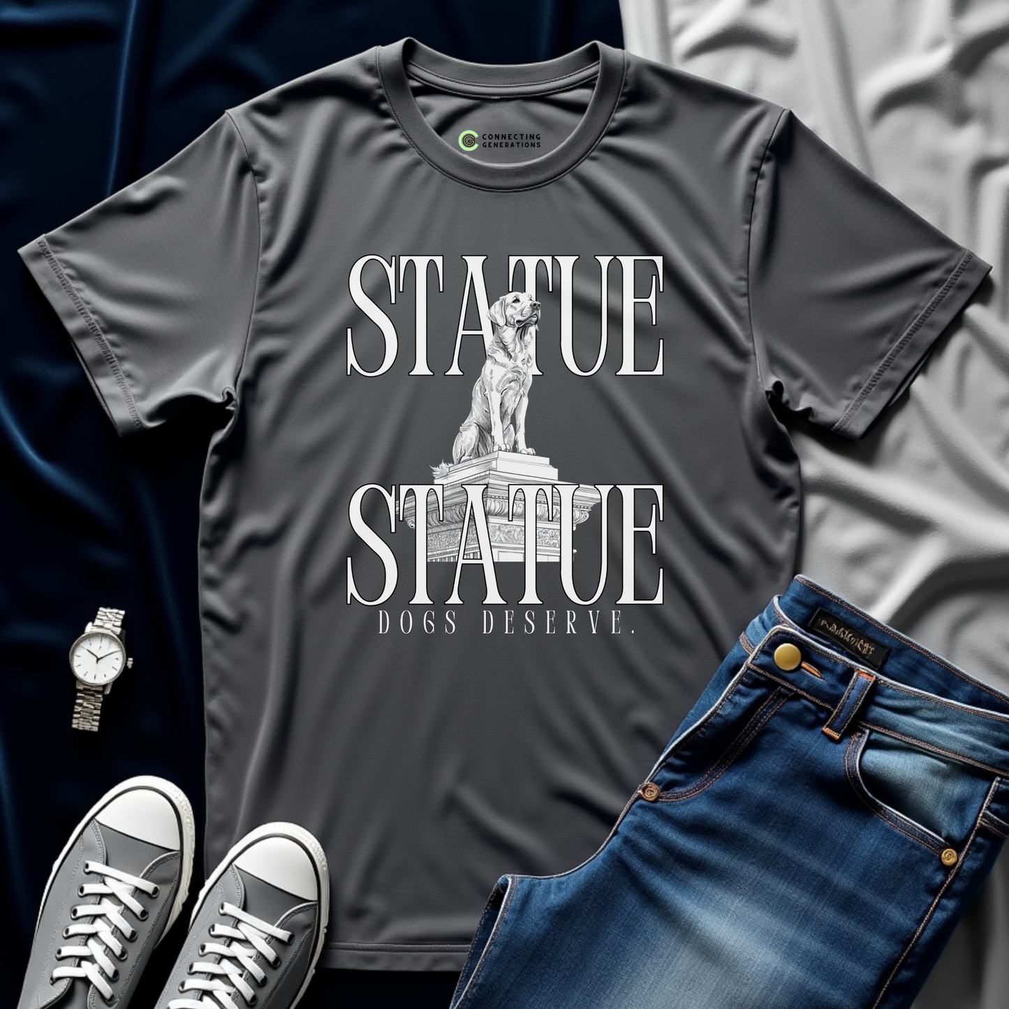 Dog Statue Advocate T-Shirt