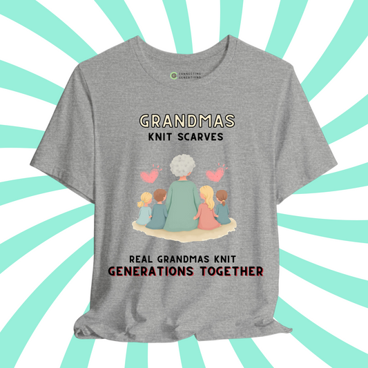 Real Grandmas Knit Generations Together T-Shirt