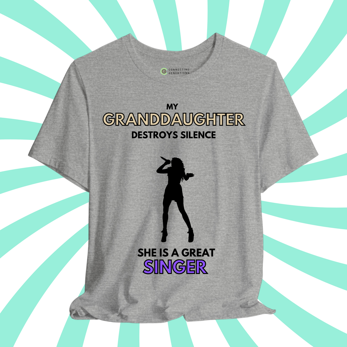 Proud Granddaughter Singer T-Shirt