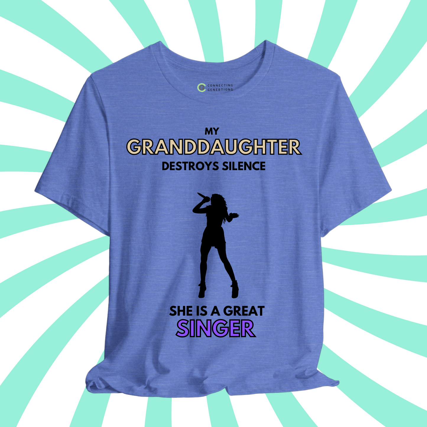 Proud Granddaughter Singer T-Shirt