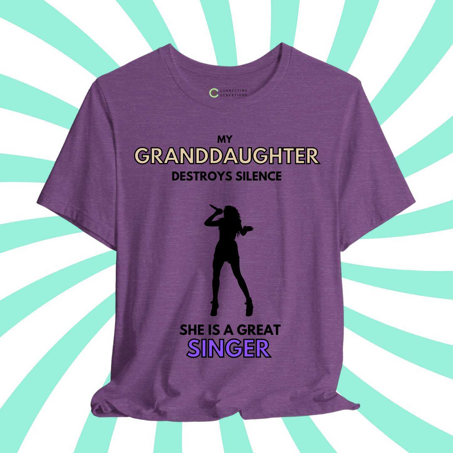 Proud Granddaughter Singer T-Shirt