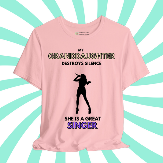 Proud Granddaughter Singer T-Shirt