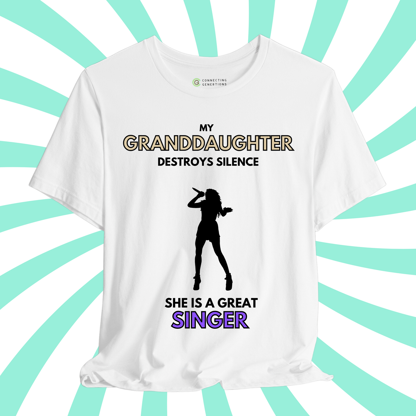 Proud Granddaughter Singer T-Shirt