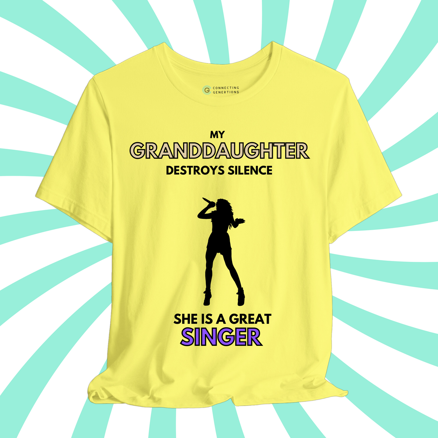 Proud Granddaughter Singer T-Shirt