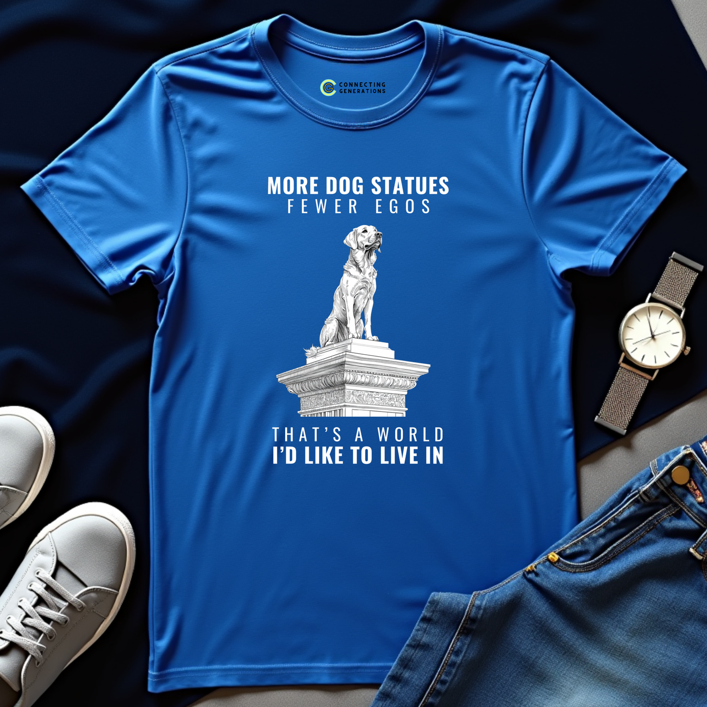 Dog Statues World T-Shirt