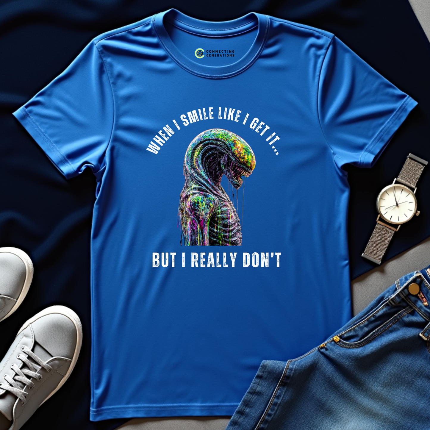 Alien Comprehension Glitch T-Shirt