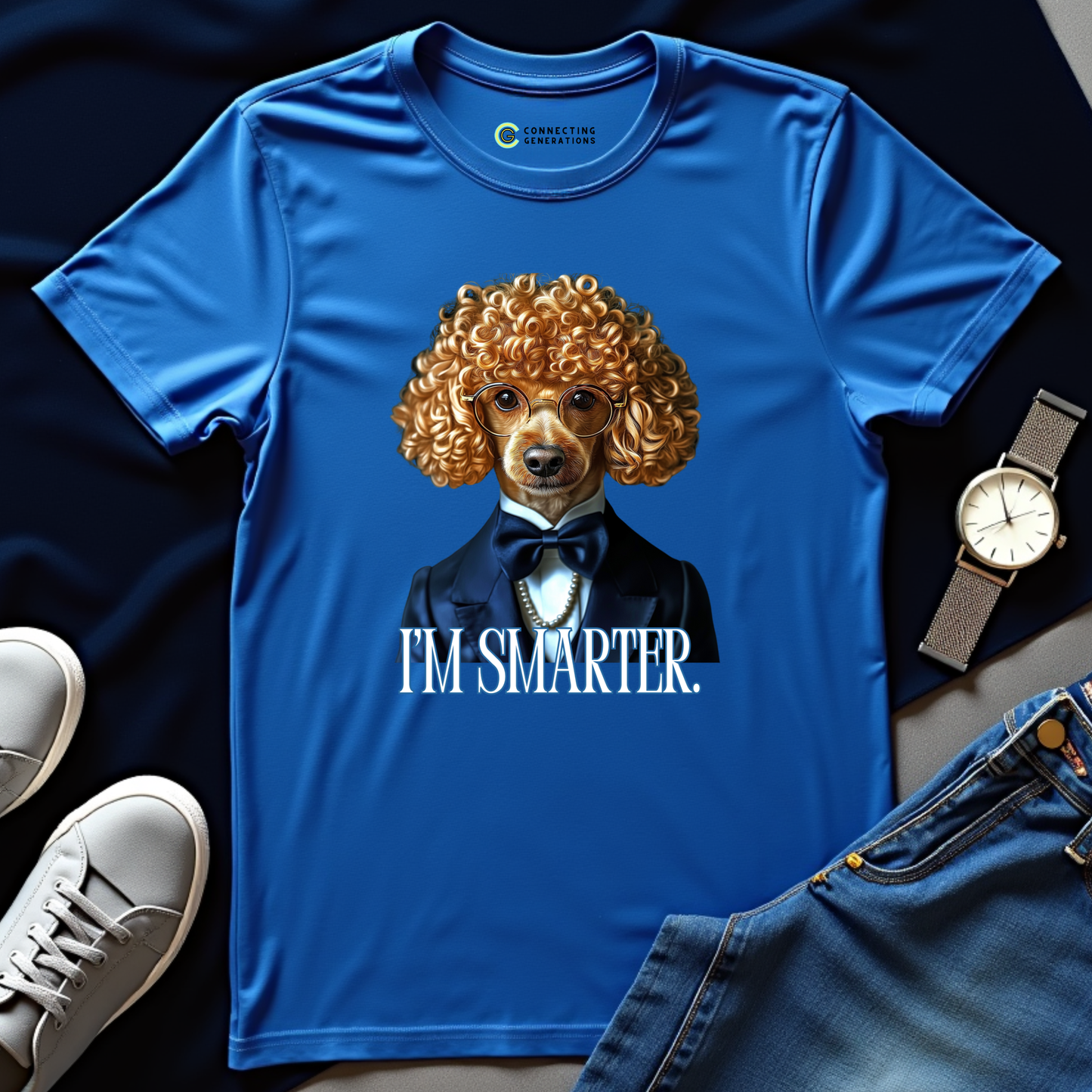 Intellectual Poodle T-Shirt