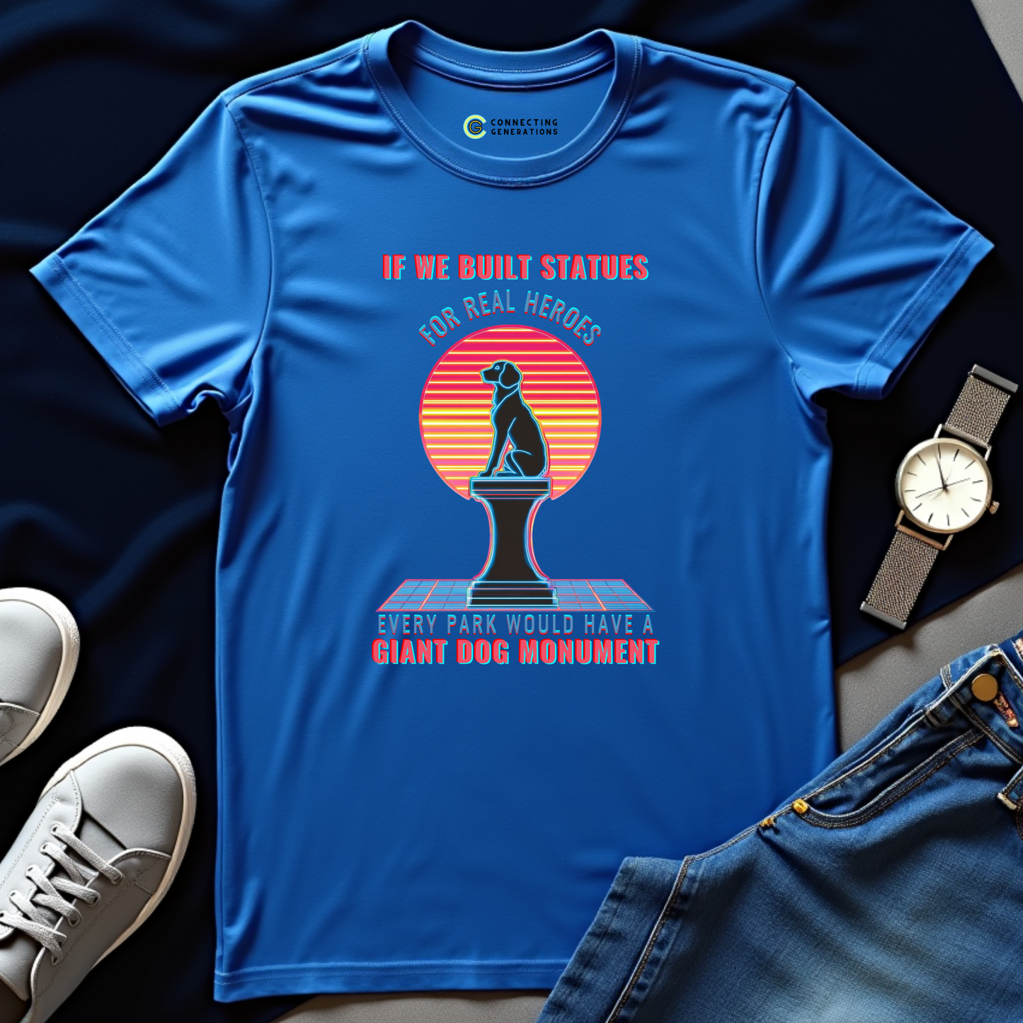Real Heroes Dog T-Shirt