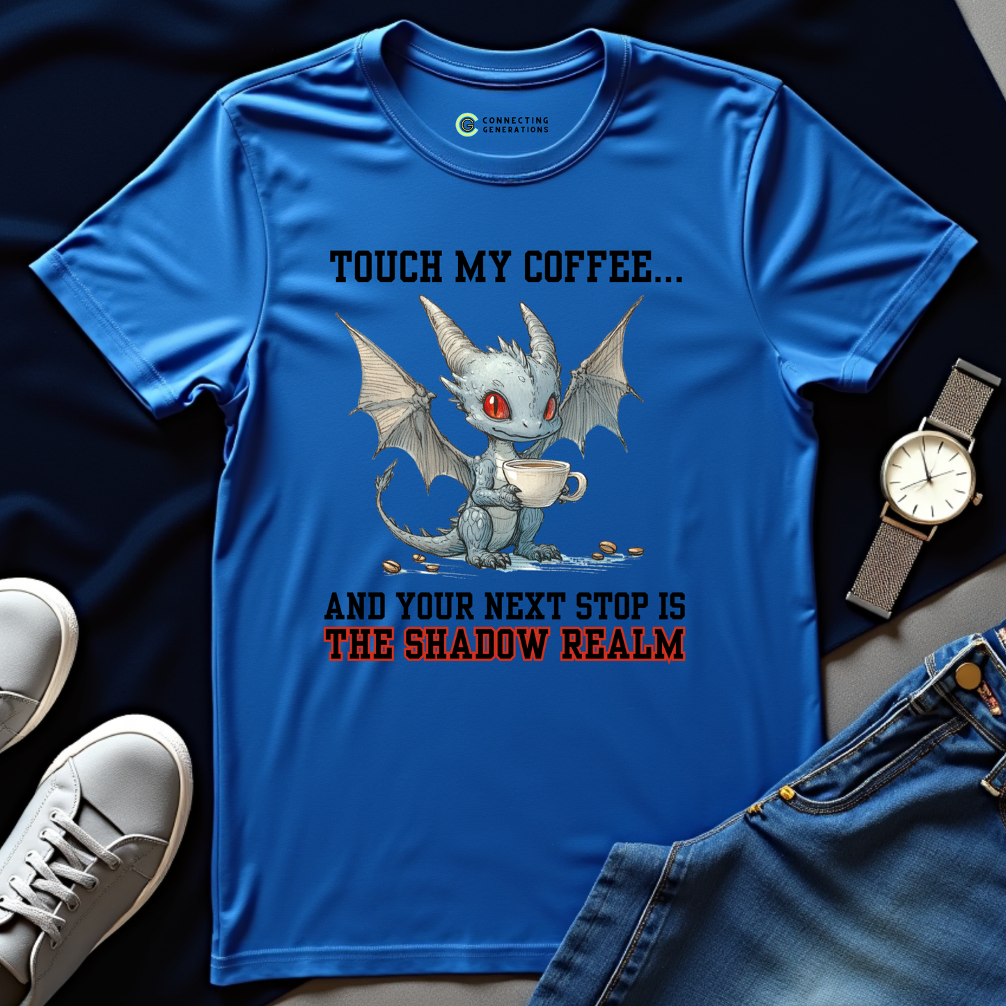 Shadow Realm Coffee Guardian T-Shirt