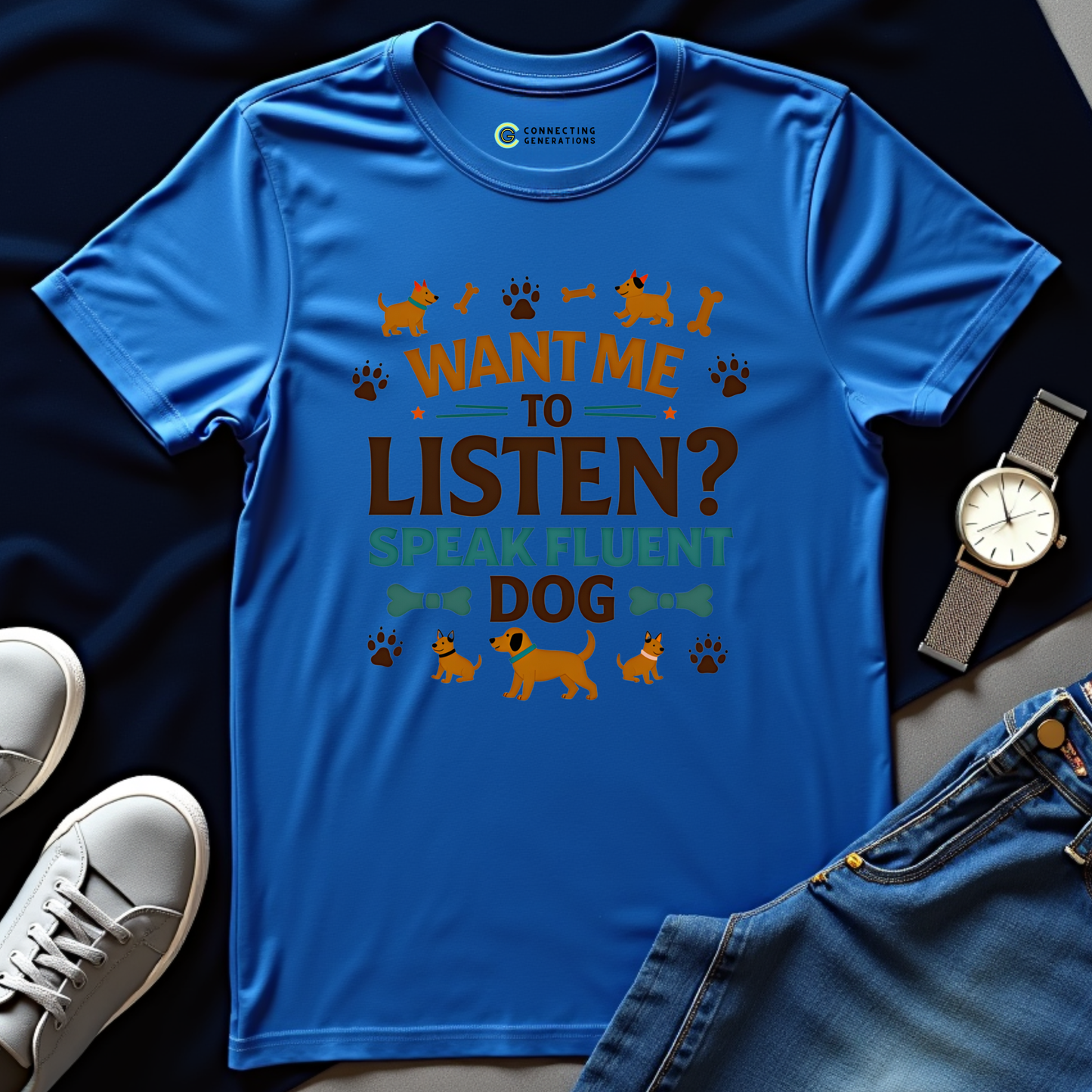 Fluent in Dog T-Shirt