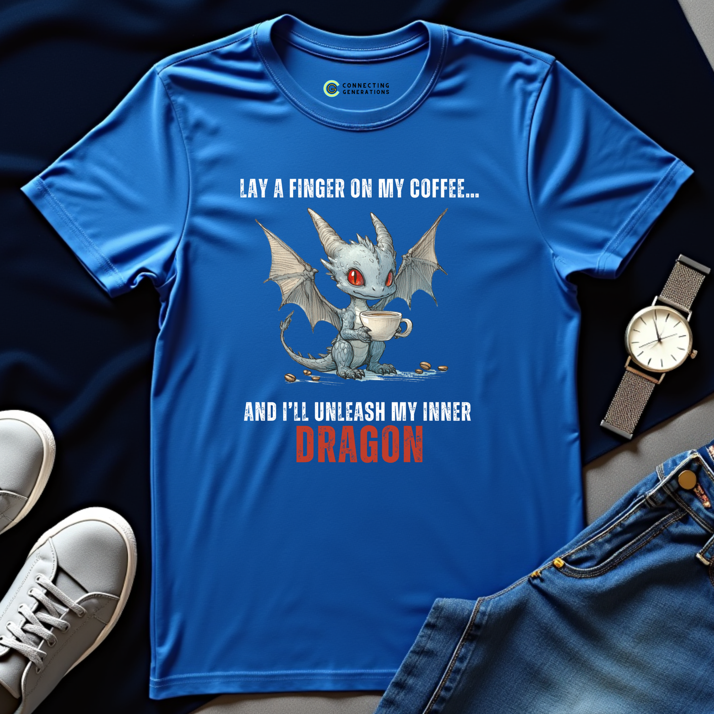 Coffee Guardian Dragon T-Shirt