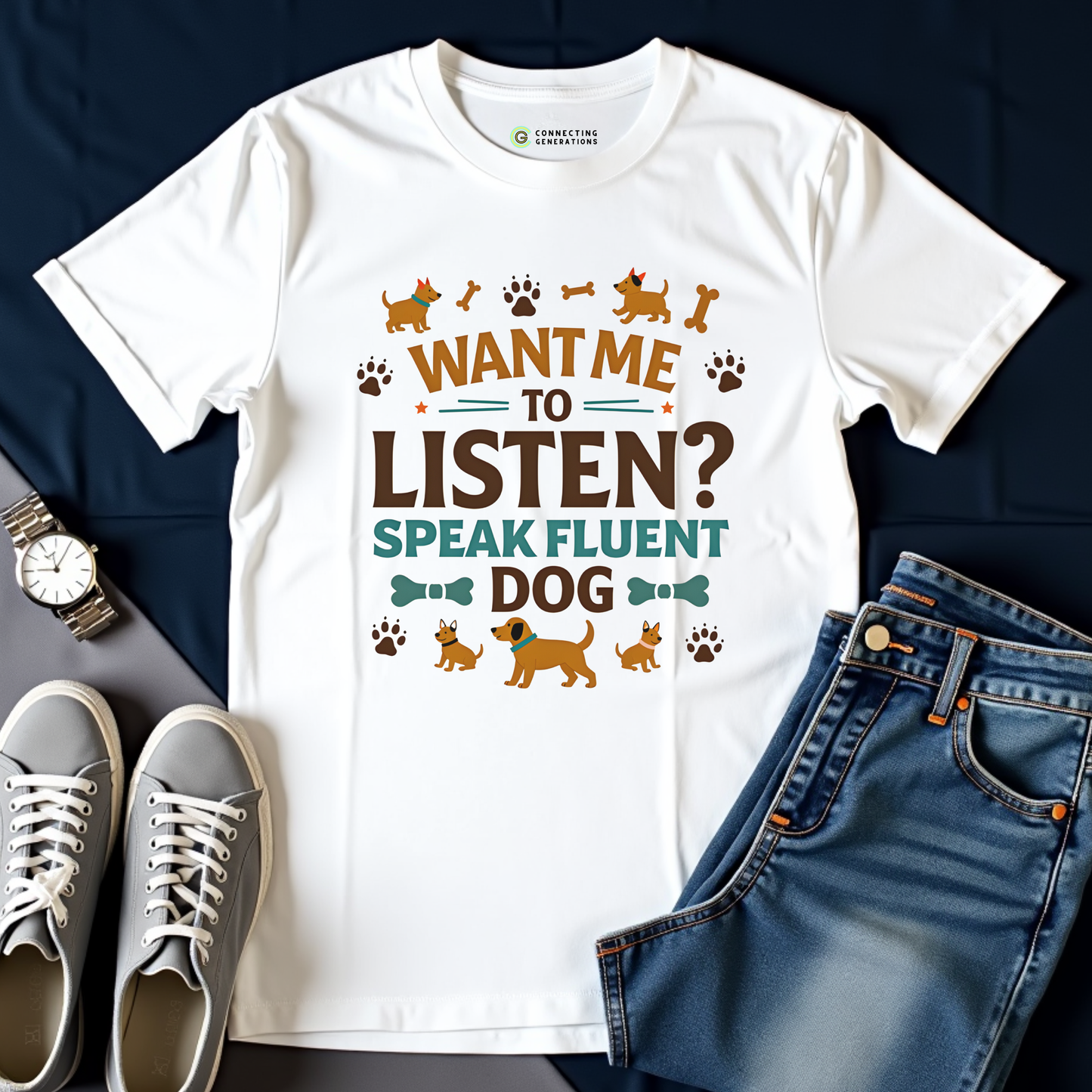 Fluent in Dog T-Shirt