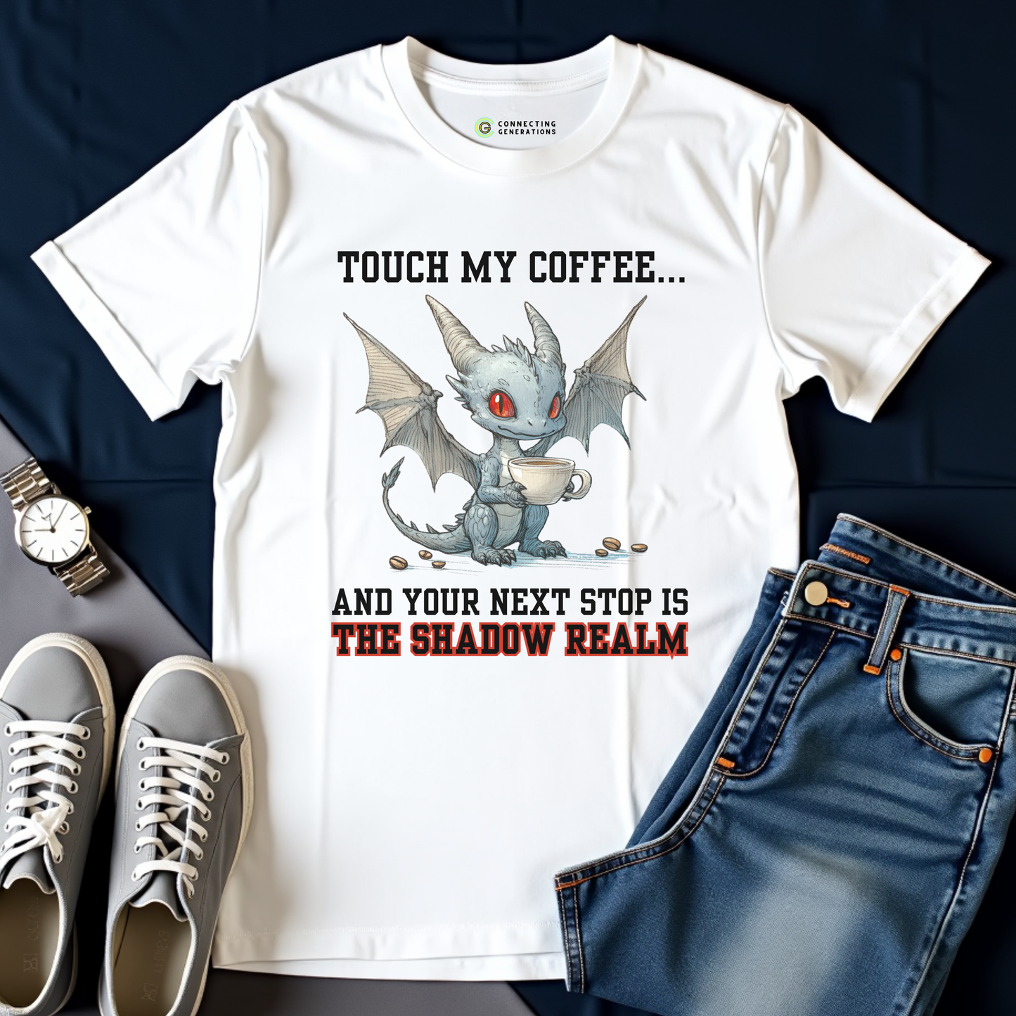 Shadow Realm Coffee Guardian T-Shirt
