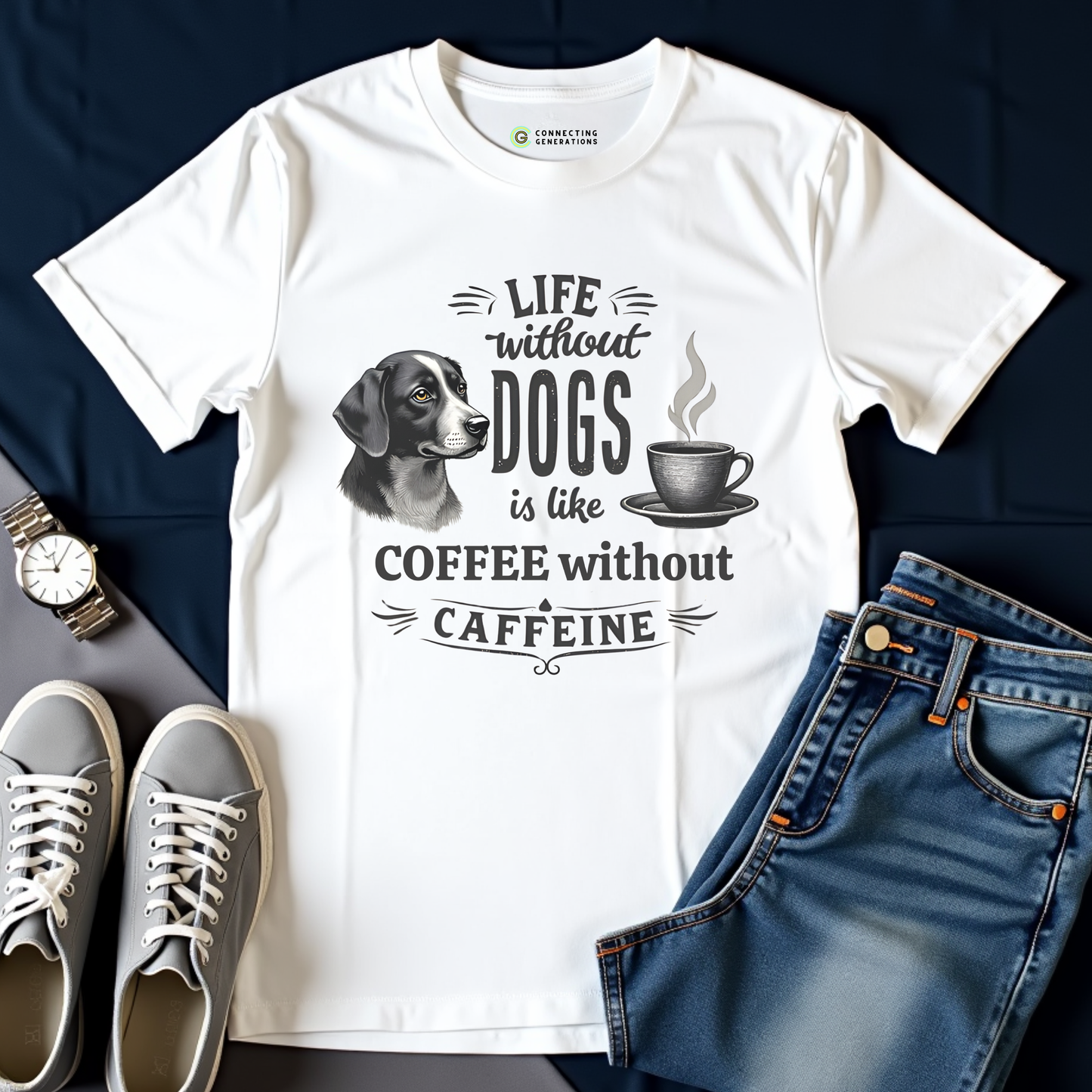 Dog & Coffee Essentials T-Shirt