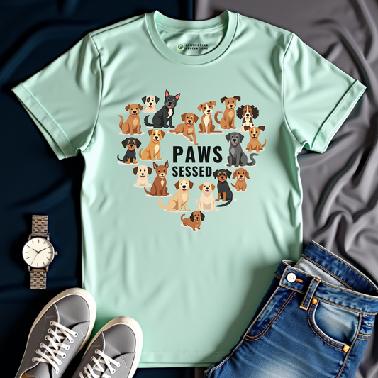 Paws-sessed Dog Lover T-Shirt