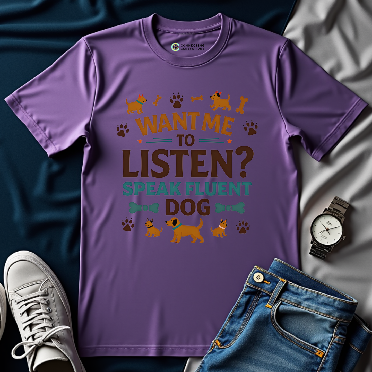 Fluent in Dog T-Shirt