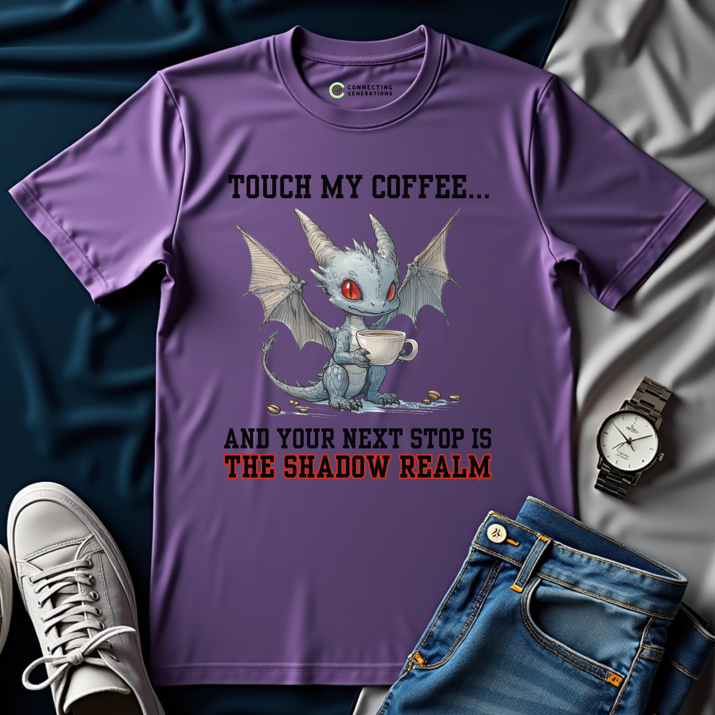 Shadow Realm Coffee Guardian T-Shirt