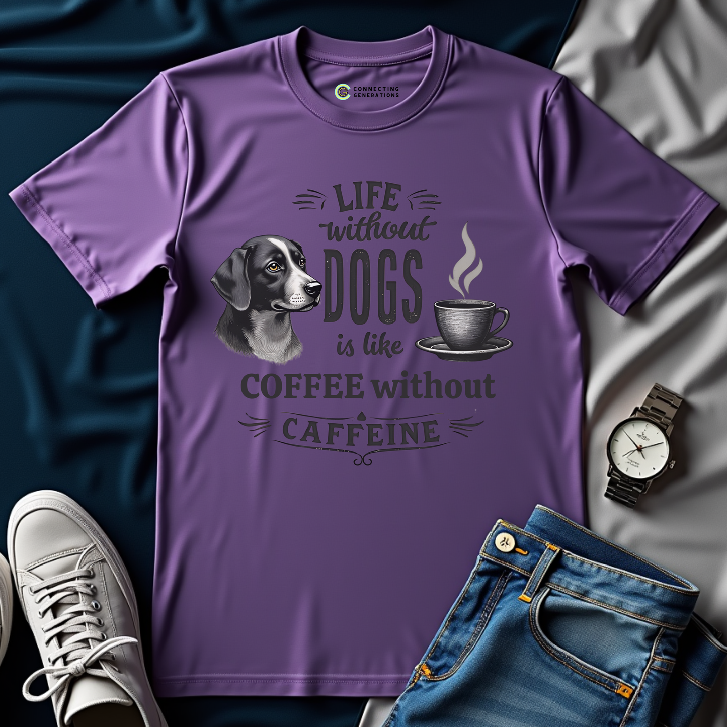 Dog & Coffee Essentials T-Shirt