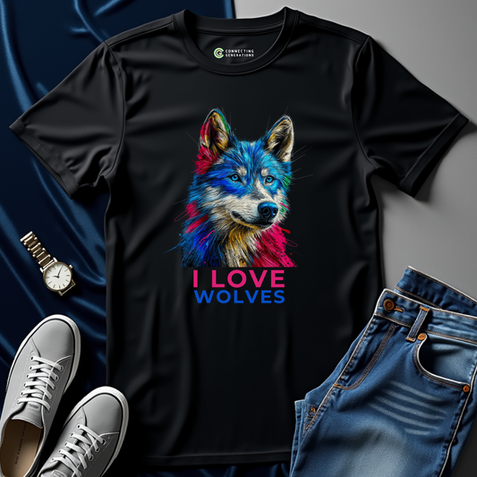 Vibrant Wolf Spirit T-Shirt