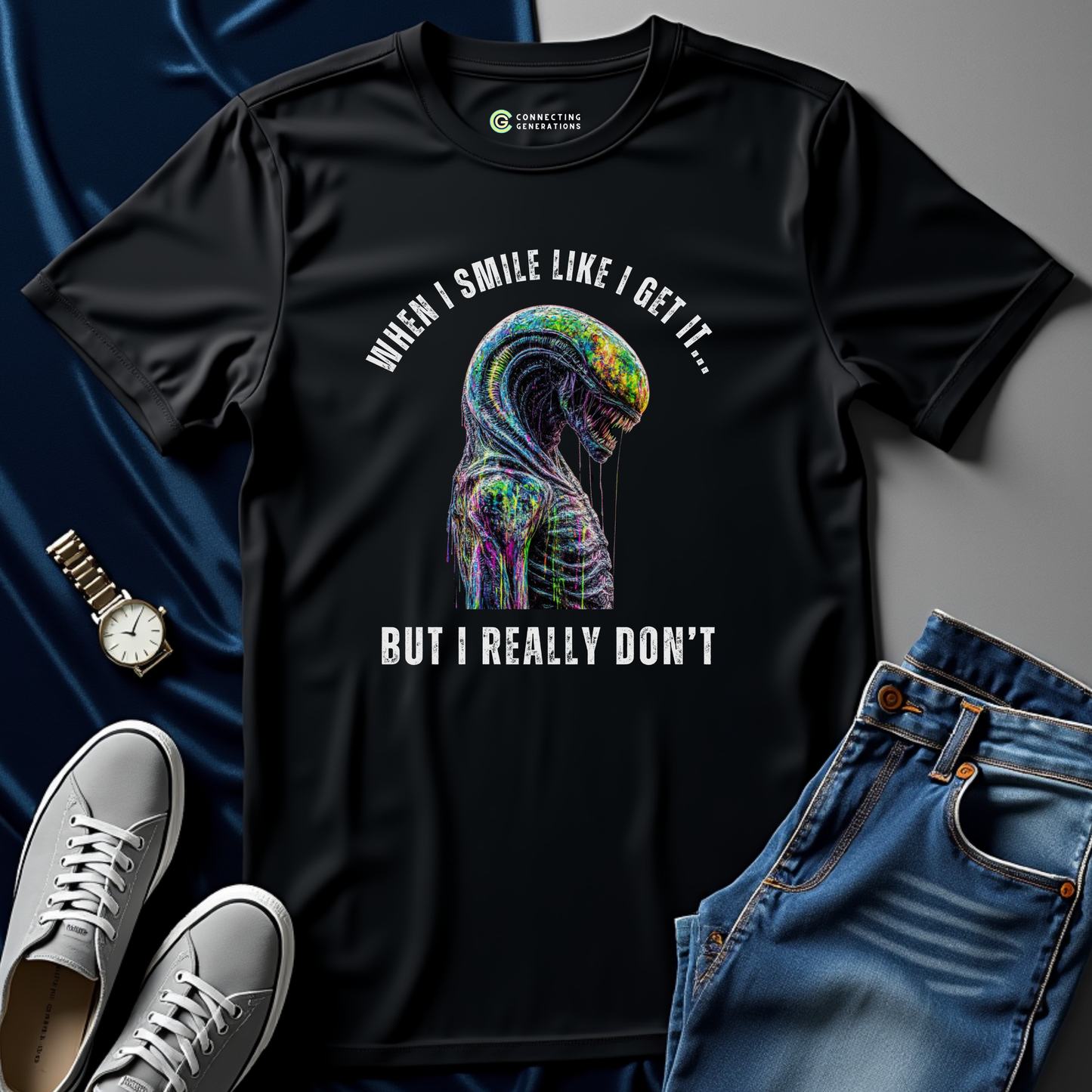 Alien Comprehension Glitch T-Shirt