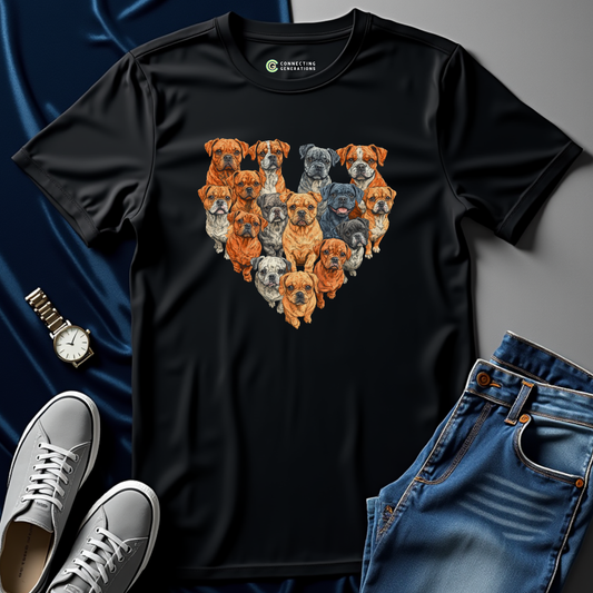 Bulldog Heart T-Shirt