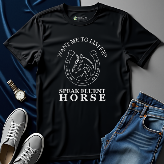 Fluent Horse Speaker T-Shirt