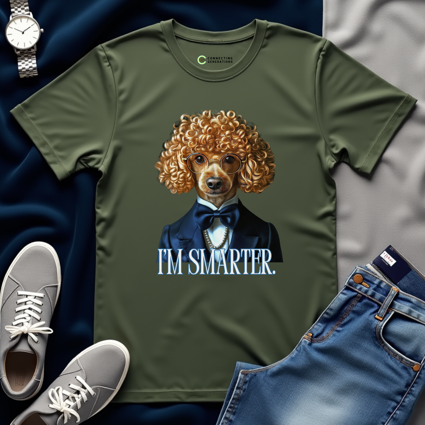 Intellectual Poodle T-Shirt