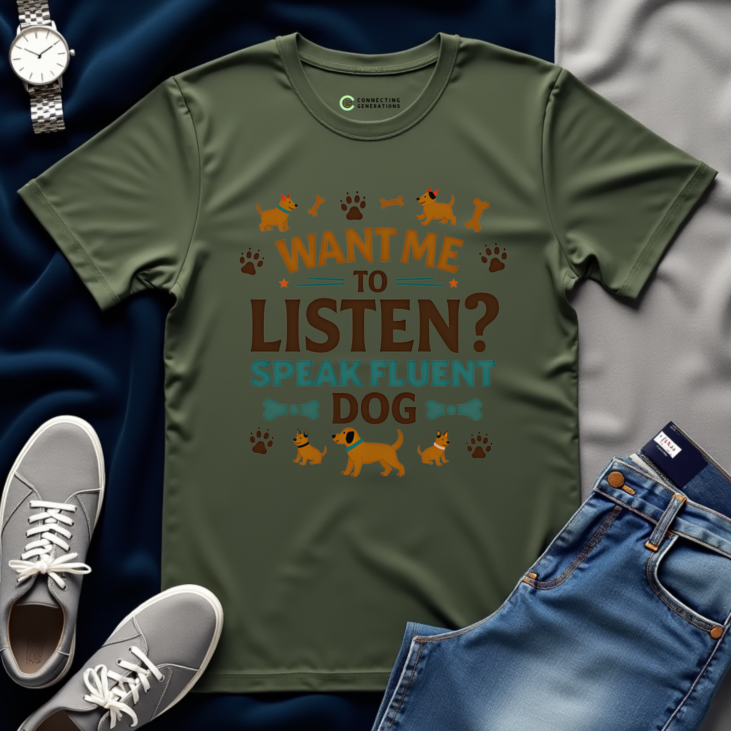 Fluent in Dog T-Shirt