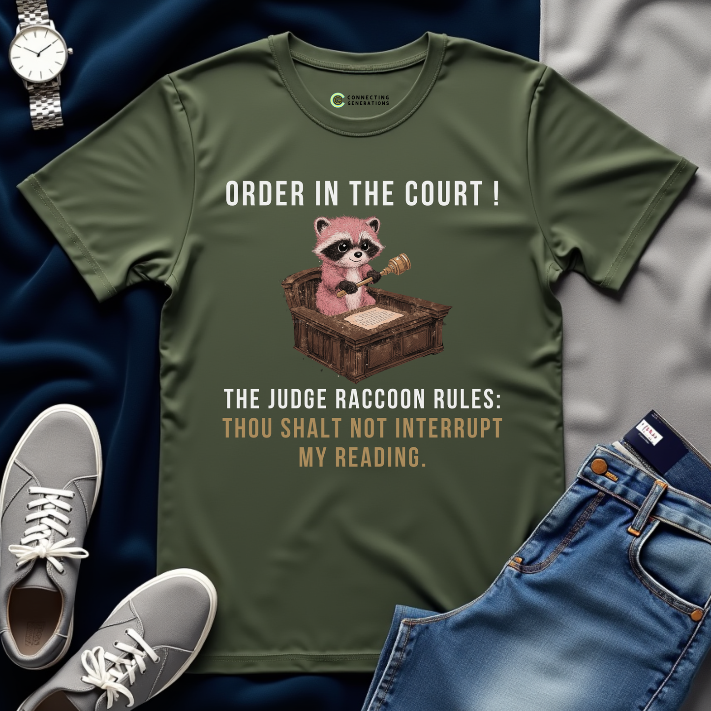 Court in Session Raccoon T-Shirt