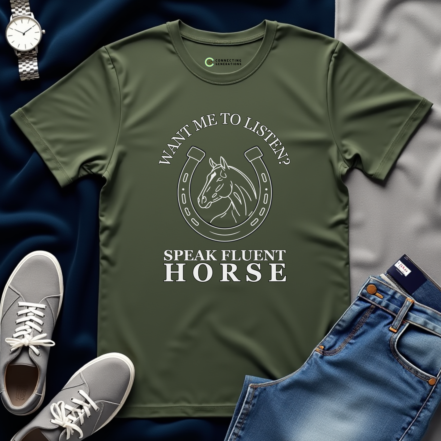 Fluent Horse Speaker T-Shirt