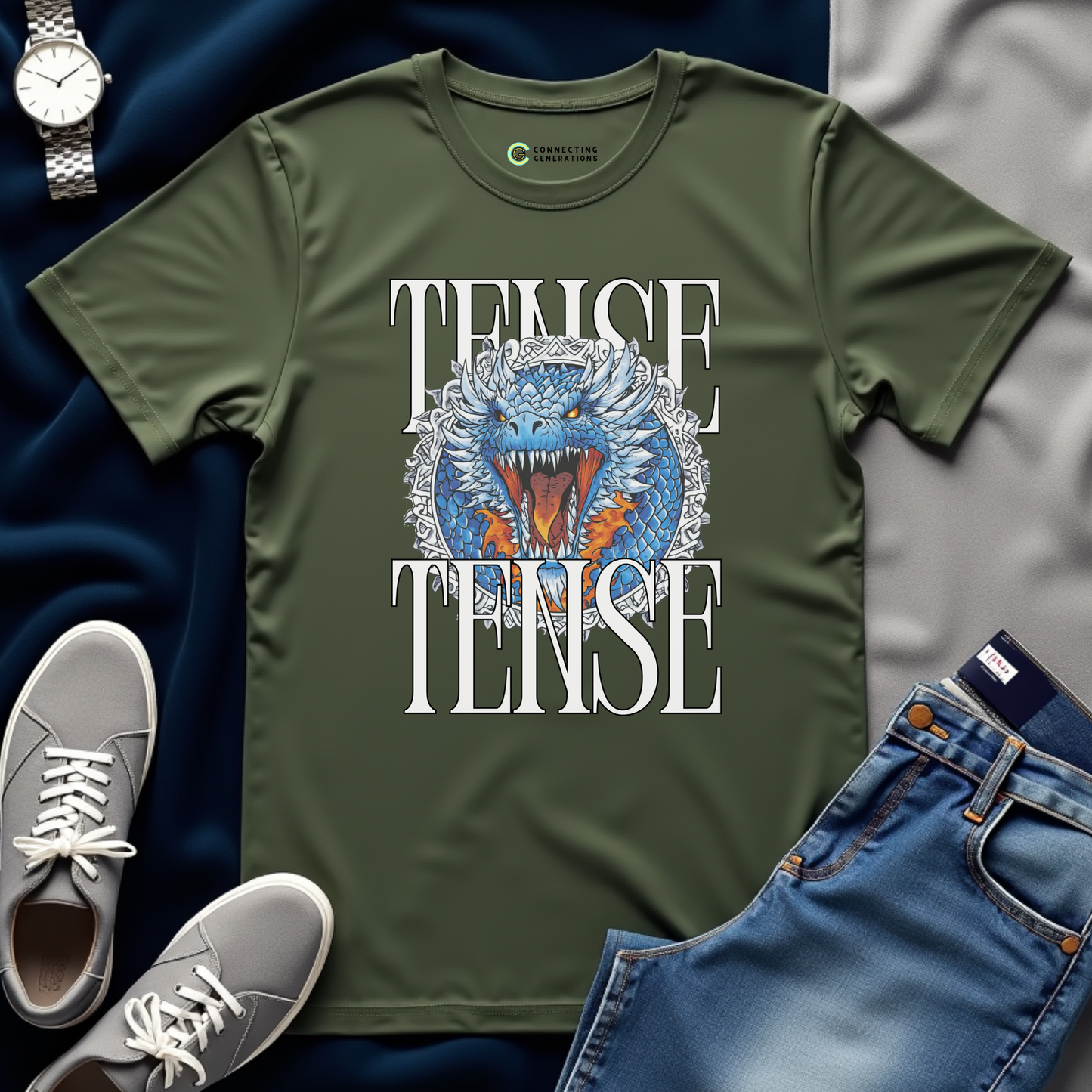 Tense Dragon Emblem T-Shirt