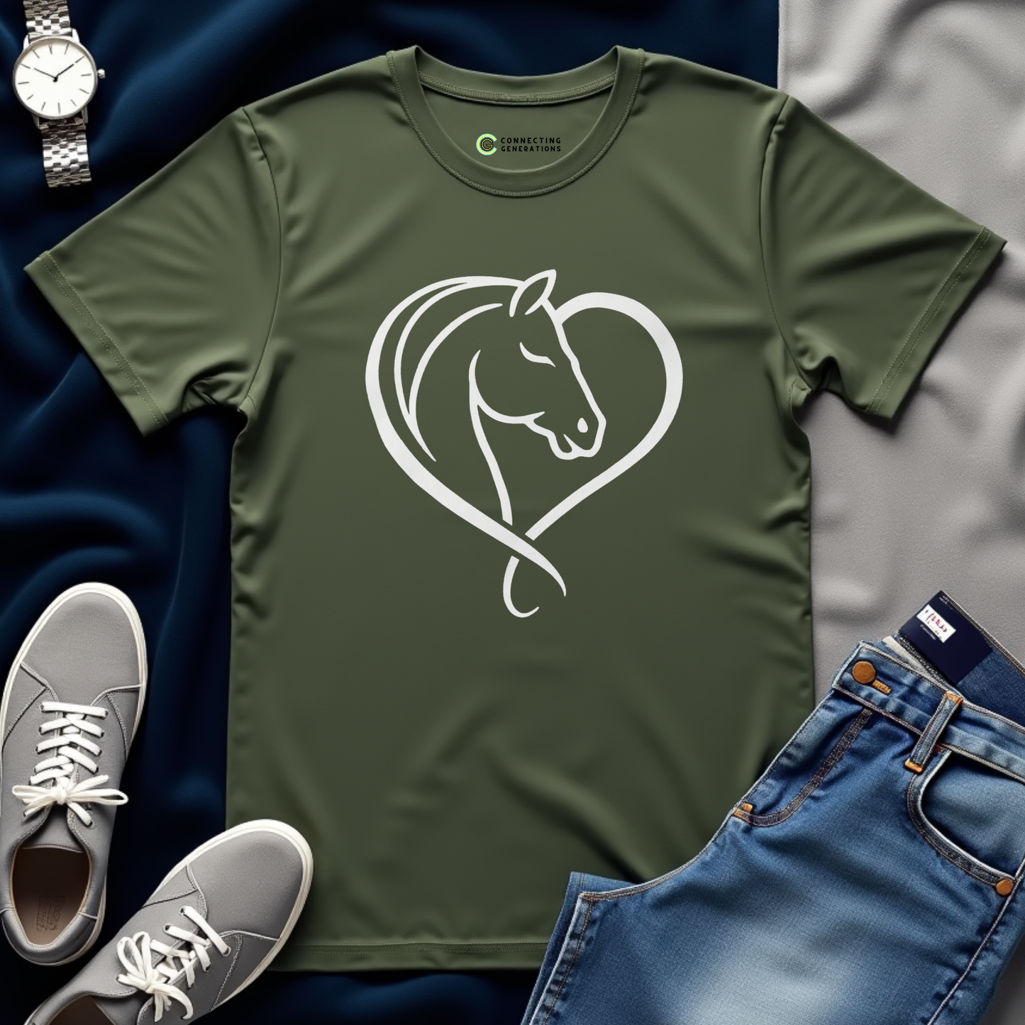 Heartfelt Horse Love T-Shirt