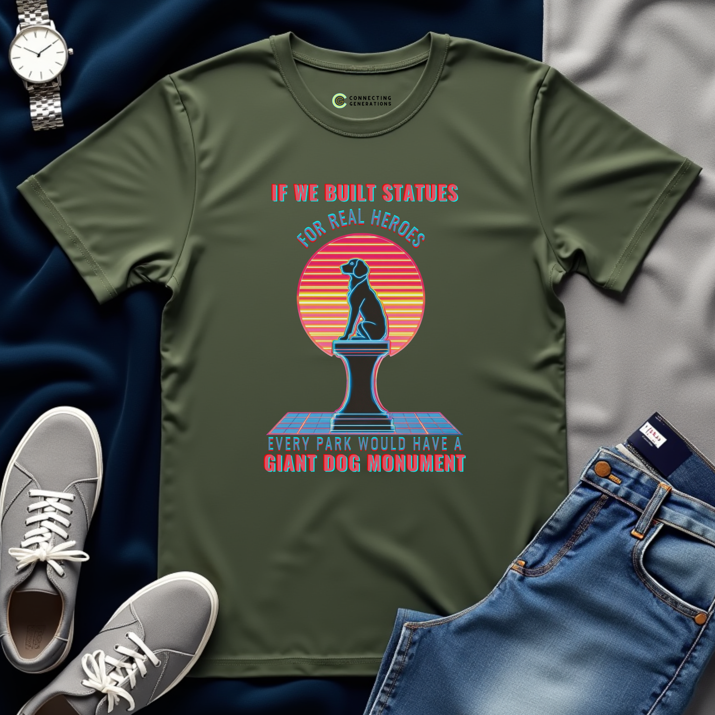 Real Heroes Dog T-Shirt