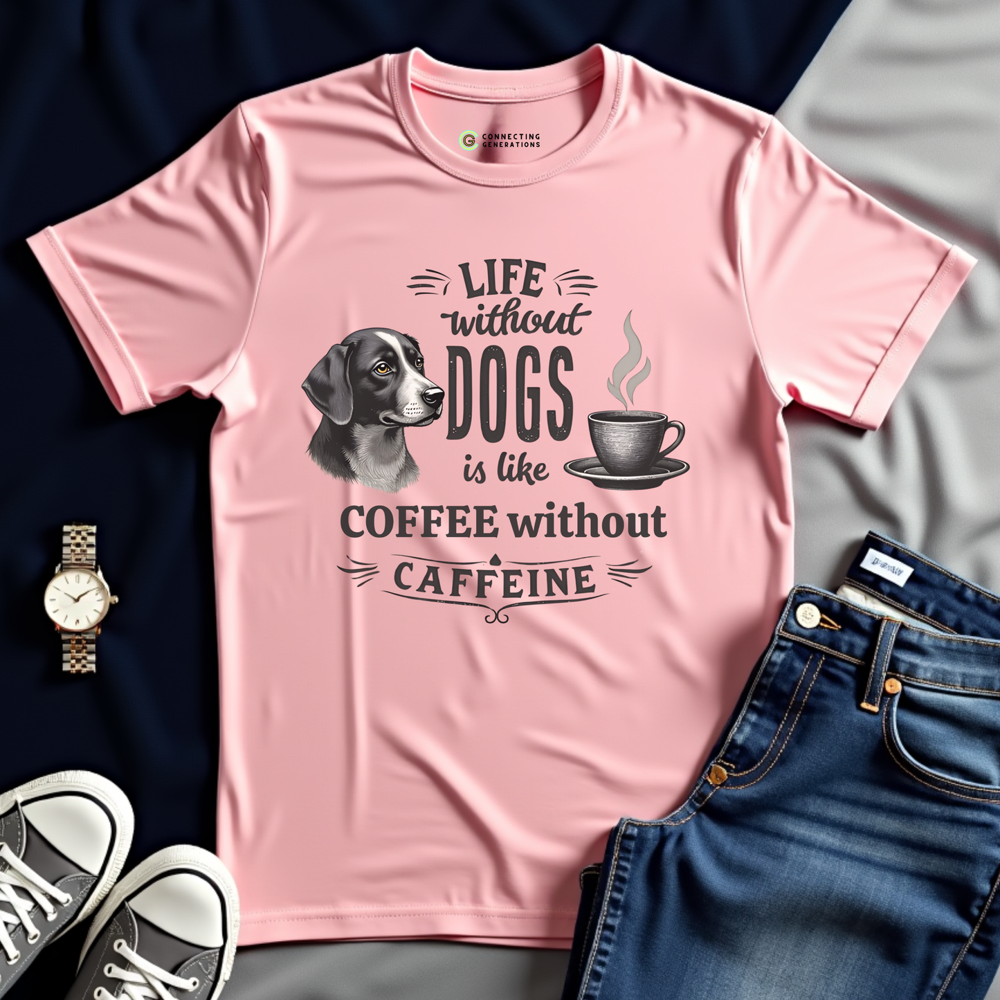 Dog & Coffee Essentials T-Shirt