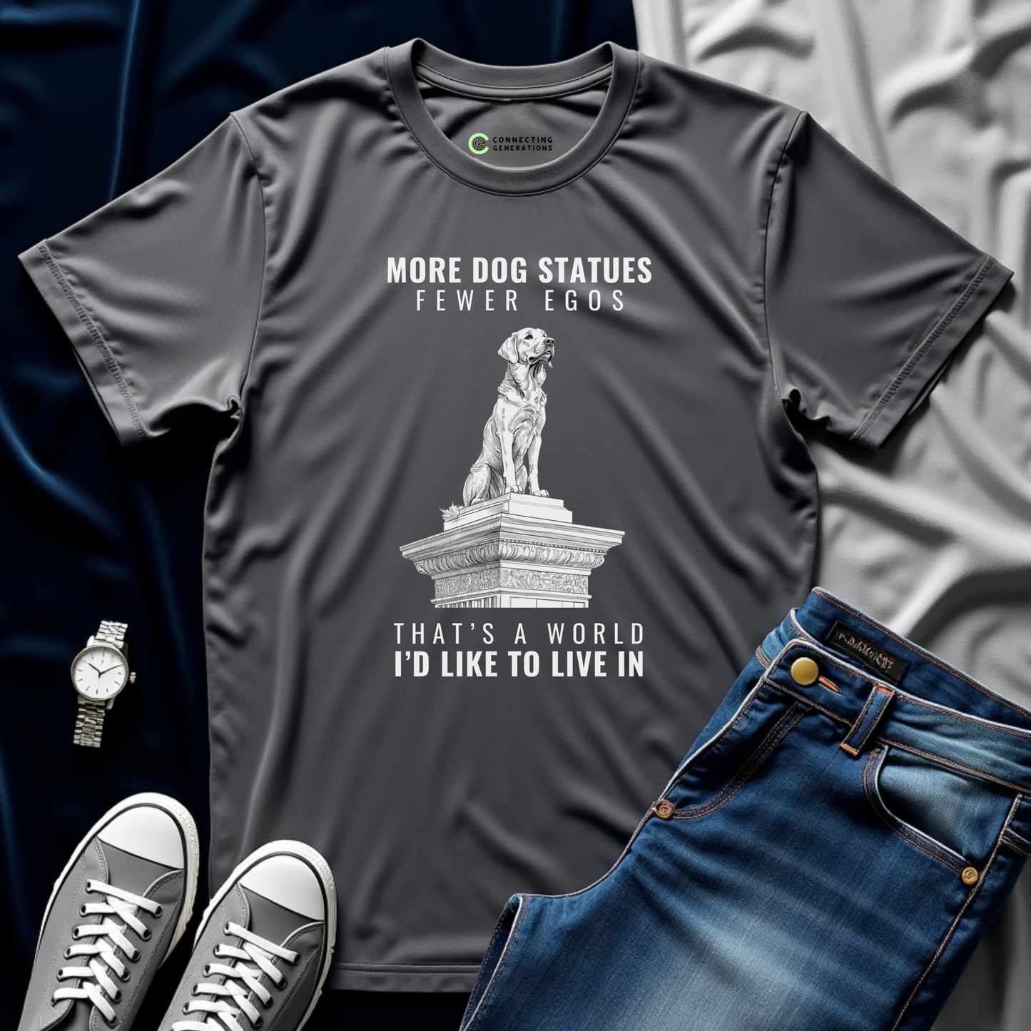 Dog Statues World T-Shirt